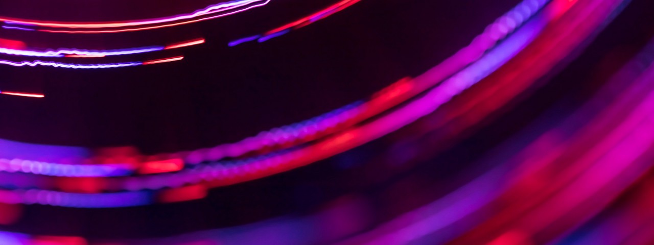 Radial blurry bright lights